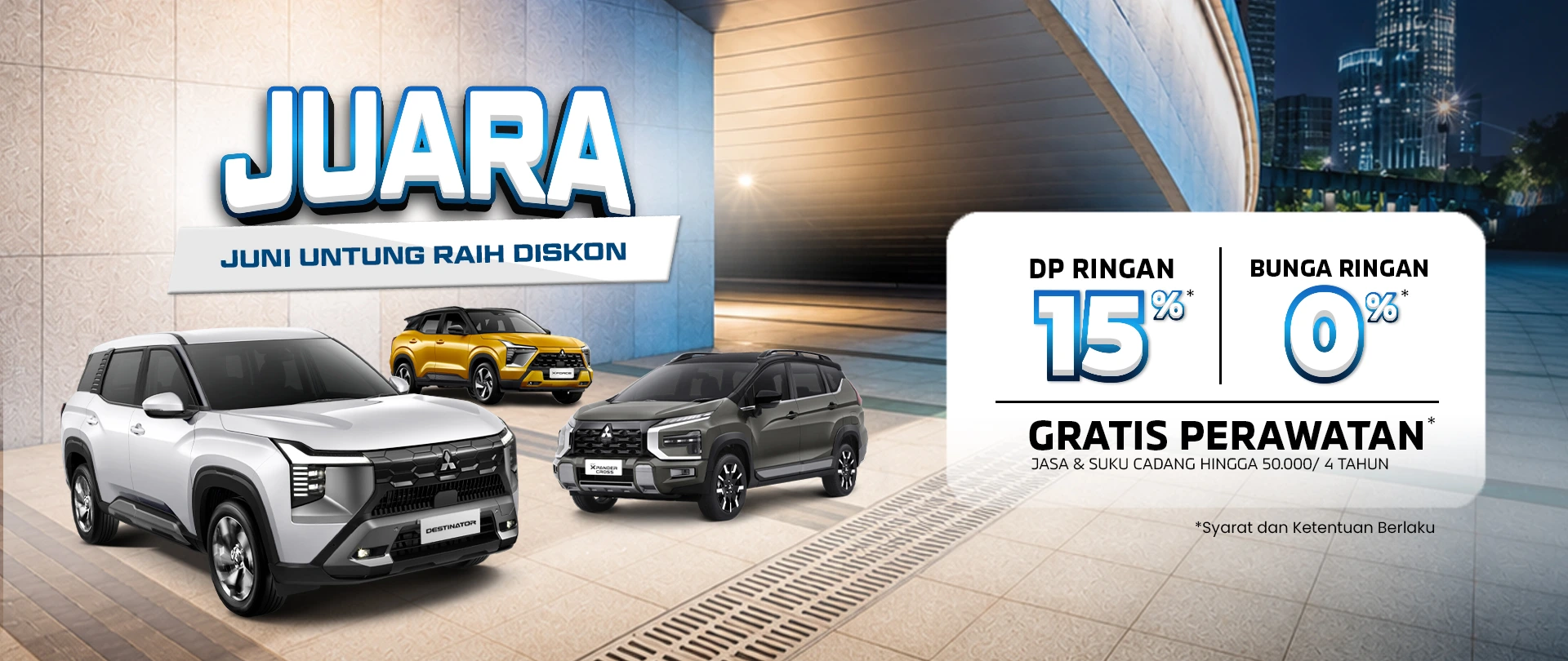 JUARA - Juni Untung Raih Diskon! Temukan Harga & Promo Terbaru Mitsubishi dari Sardana untuk bulan Juni 2026